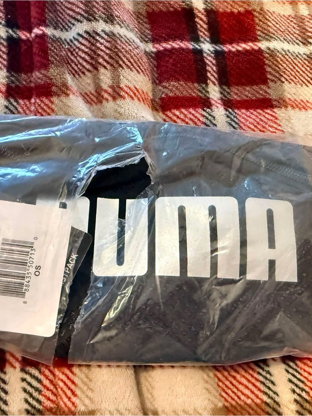 Puma Fanny Pack Large White Logo